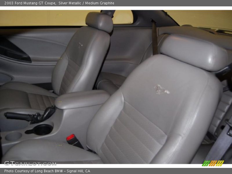 Silver Metallic / Medium Graphite 2003 Ford Mustang GT Coupe
