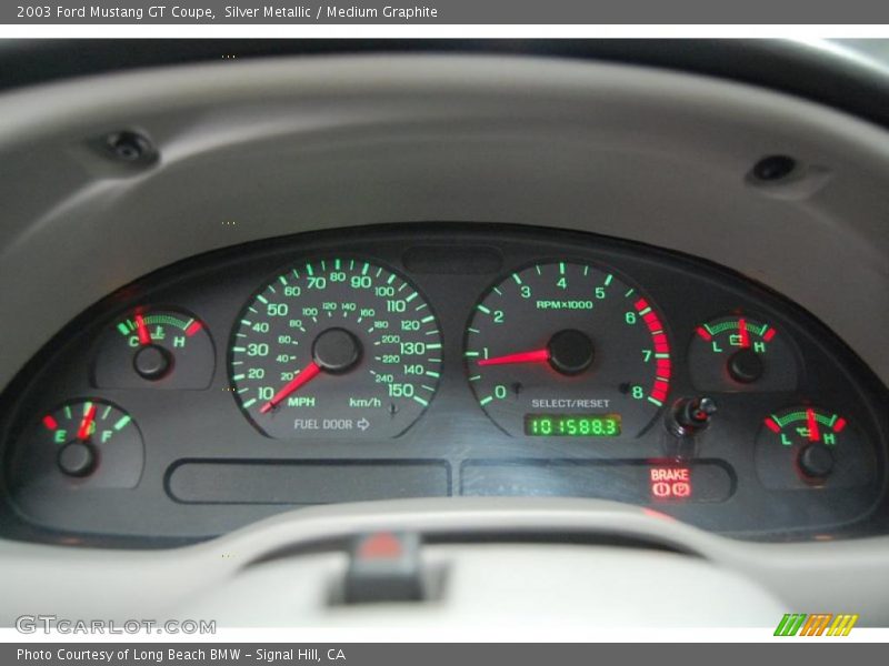 Silver Metallic / Medium Graphite 2003 Ford Mustang GT Coupe