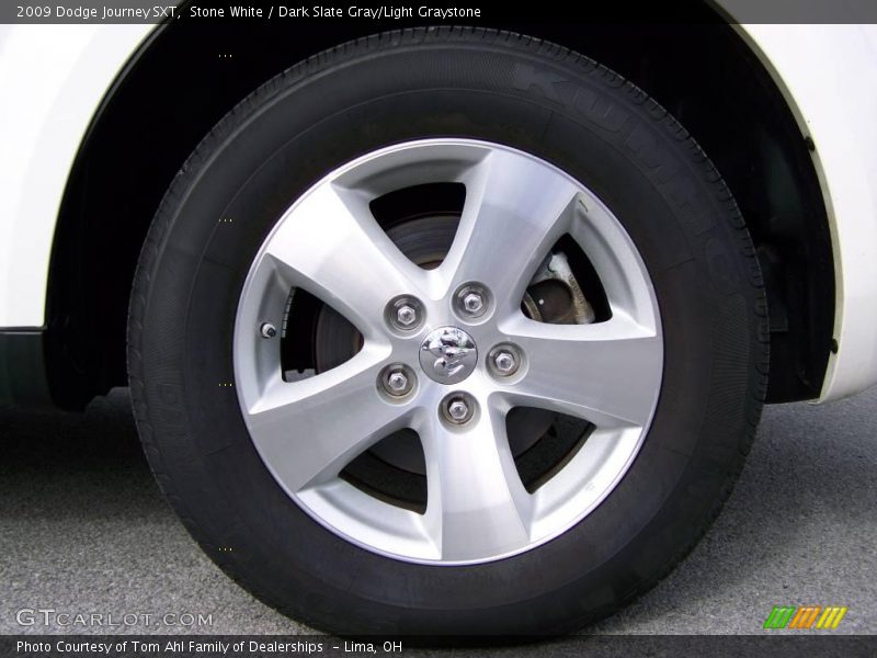 Stone White / Dark Slate Gray/Light Graystone 2009 Dodge Journey SXT
