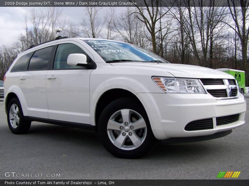 Stone White / Dark Slate Gray/Light Graystone 2009 Dodge Journey SXT