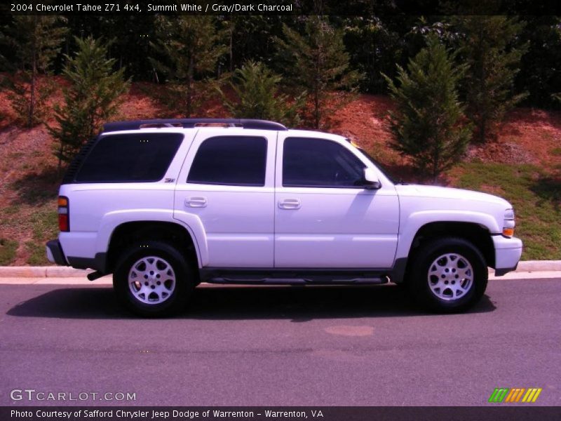 Summit White / Gray/Dark Charcoal 2004 Chevrolet Tahoe Z71 4x4