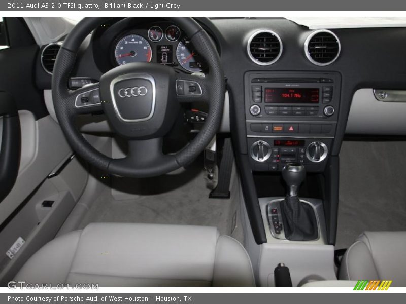 Brilliant Black / Light Grey 2011 Audi A3 2.0 TFSI quattro