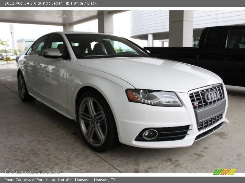 Ibis White / Black 2011 Audi S4 3.0 quattro Sedan