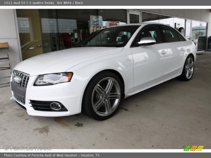 Ibis White / Black 2011 Audi S4 3.0 quattro Sedan