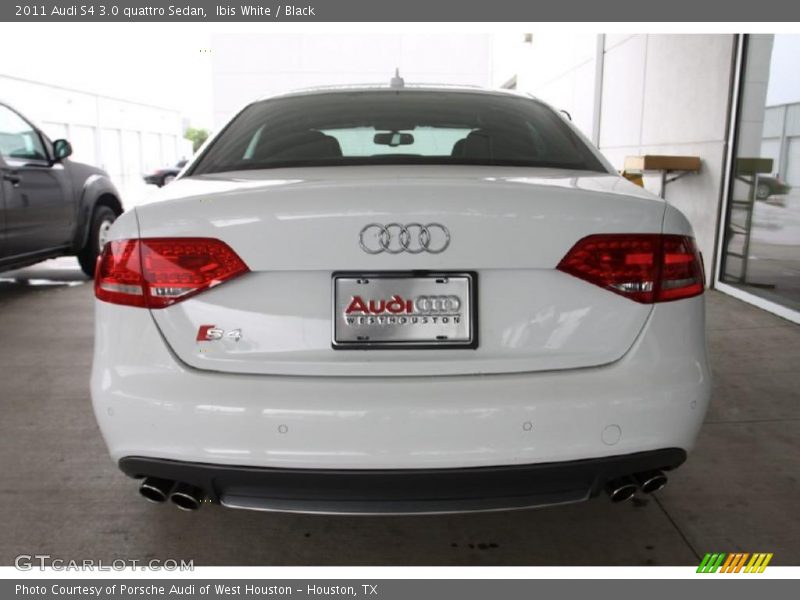 Ibis White / Black 2011 Audi S4 3.0 quattro Sedan