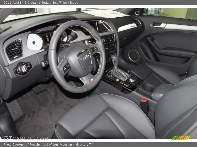 Ibis White / Black 2011 Audi S4 3.0 quattro Sedan