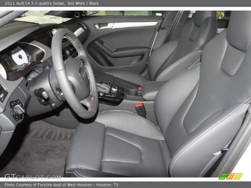 Ibis White / Black 2011 Audi S4 3.0 quattro Sedan