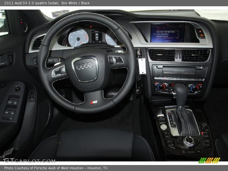 Ibis White / Black 2011 Audi S4 3.0 quattro Sedan