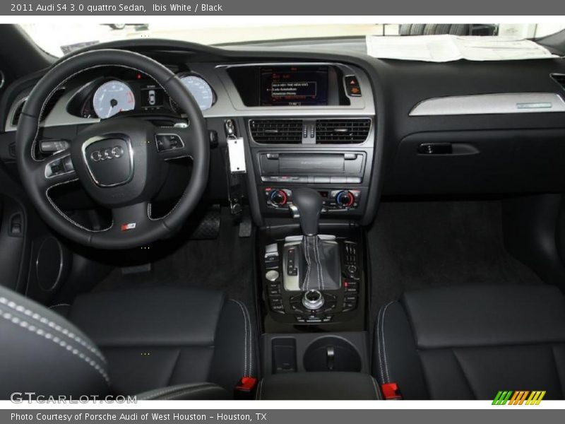 Ibis White / Black 2011 Audi S4 3.0 quattro Sedan