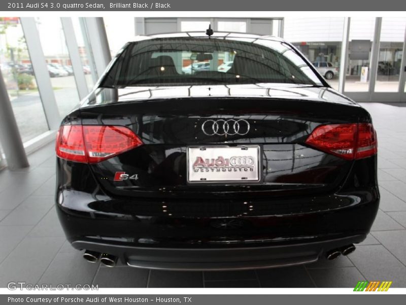Brilliant Black / Black 2011 Audi S4 3.0 quattro Sedan