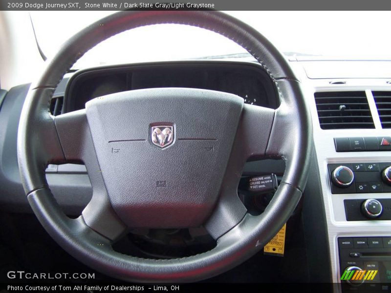 Stone White / Dark Slate Gray/Light Graystone 2009 Dodge Journey SXT