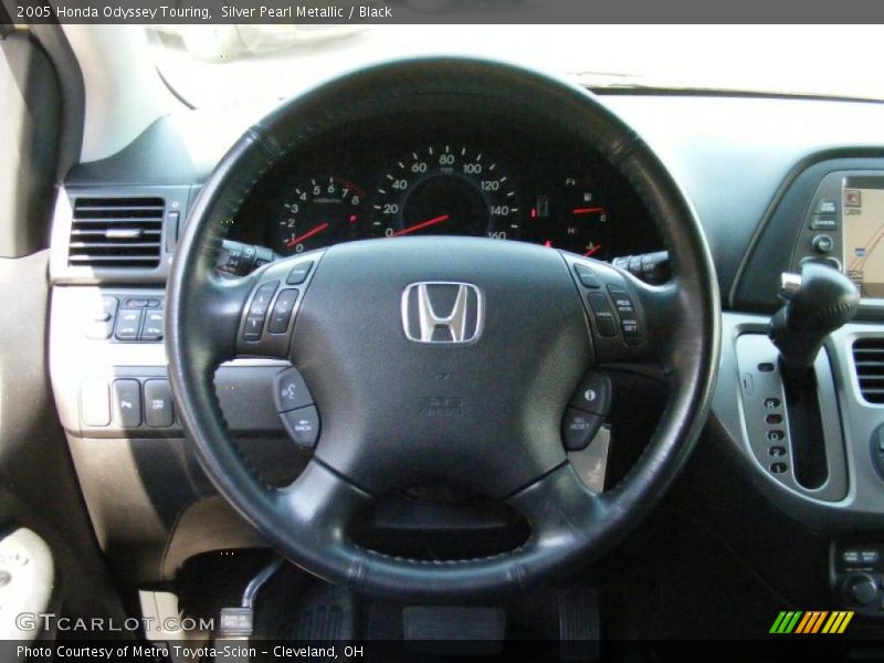 Silver Pearl Metallic / Black 2005 Honda Odyssey Touring