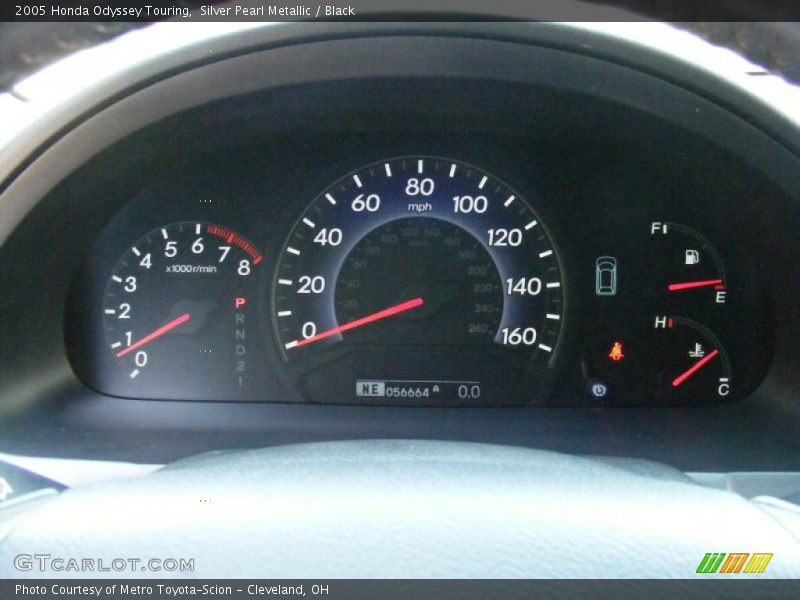 Silver Pearl Metallic / Black 2005 Honda Odyssey Touring