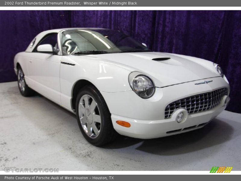 Whisper White / Midnight Black 2002 Ford Thunderbird Premium Roadster