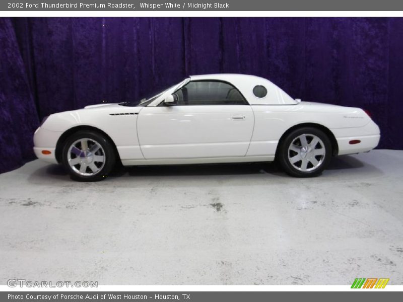 Whisper White / Midnight Black 2002 Ford Thunderbird Premium Roadster