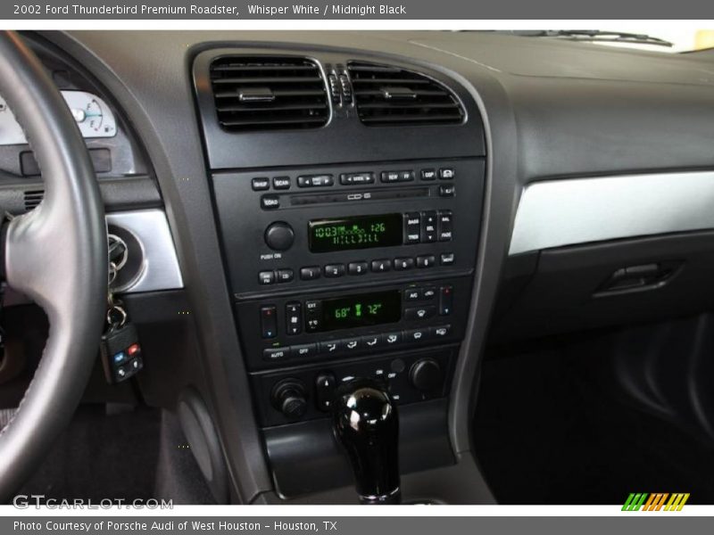 Whisper White / Midnight Black 2002 Ford Thunderbird Premium Roadster