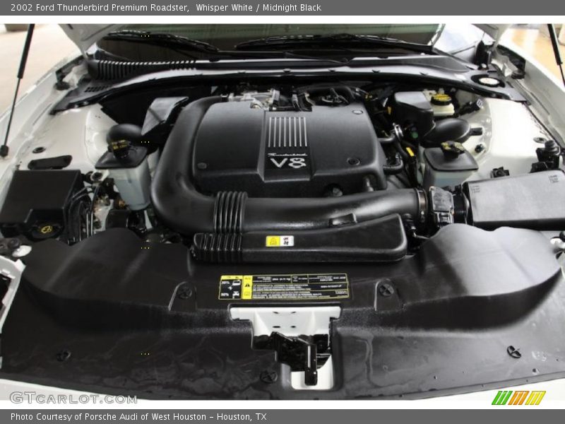 Whisper White / Midnight Black 2002 Ford Thunderbird Premium Roadster