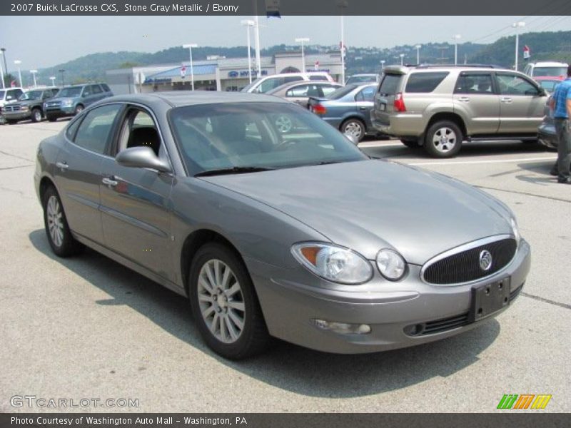 Stone Gray Metallic / Ebony 2007 Buick LaCrosse CXS