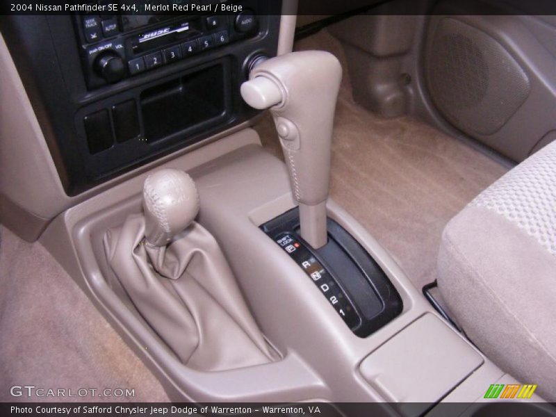Merlot Red Pearl / Beige 2004 Nissan Pathfinder SE 4x4