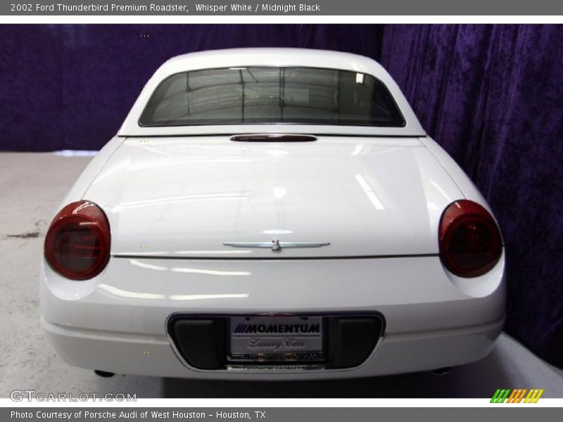 Whisper White / Midnight Black 2002 Ford Thunderbird Premium Roadster