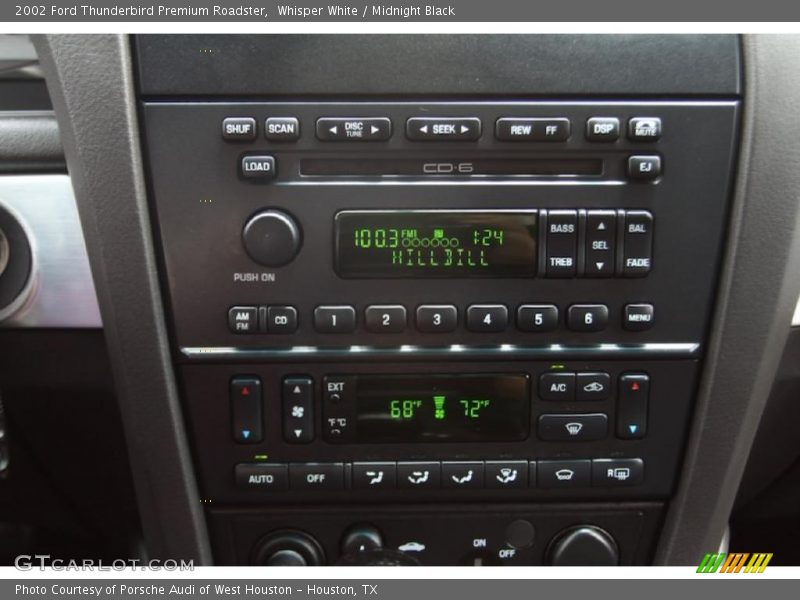 Whisper White / Midnight Black 2002 Ford Thunderbird Premium Roadster