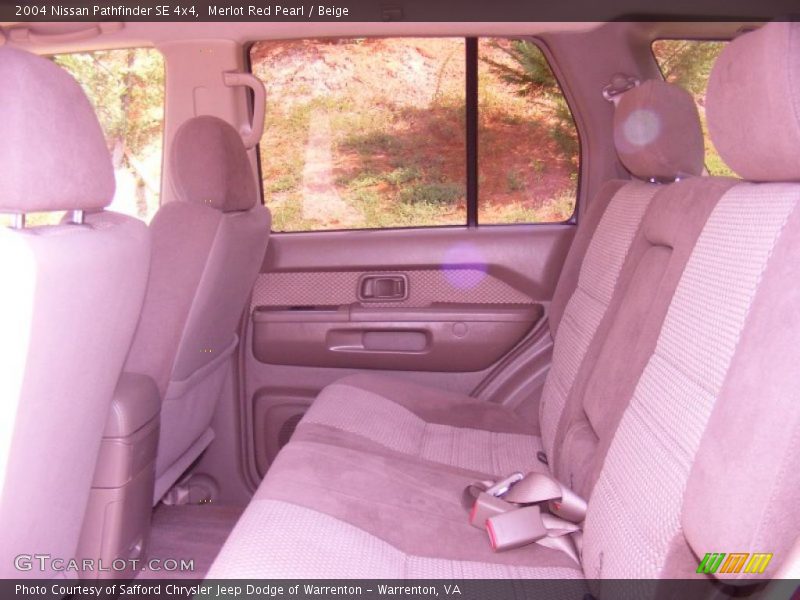 Merlot Red Pearl / Beige 2004 Nissan Pathfinder SE 4x4