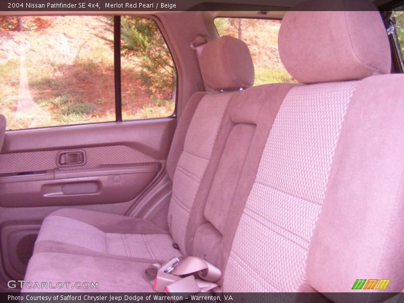 Merlot Red Pearl / Beige 2004 Nissan Pathfinder SE 4x4