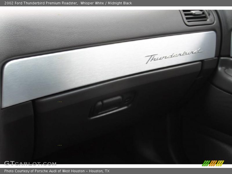 Whisper White / Midnight Black 2002 Ford Thunderbird Premium Roadster
