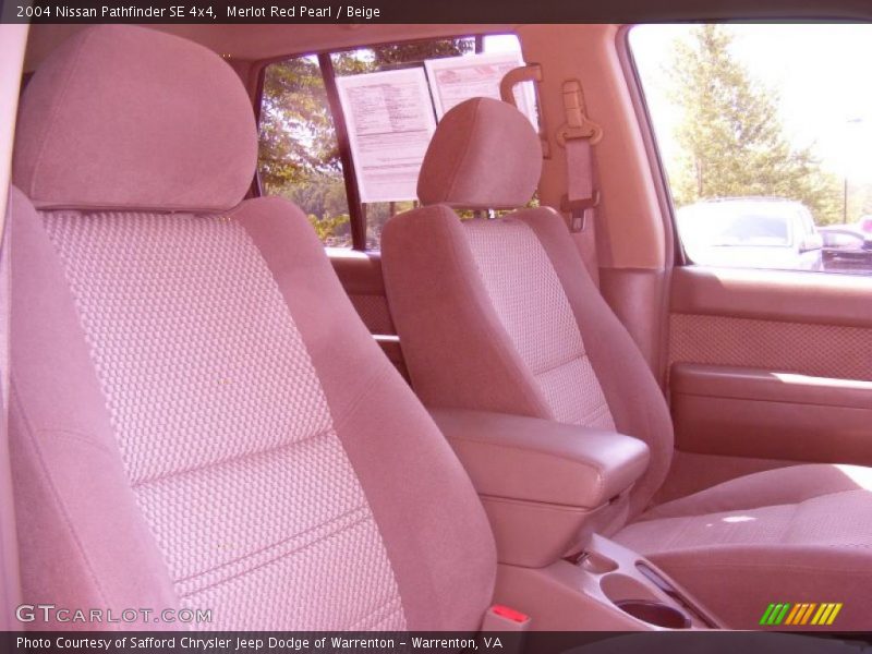 Merlot Red Pearl / Beige 2004 Nissan Pathfinder SE 4x4