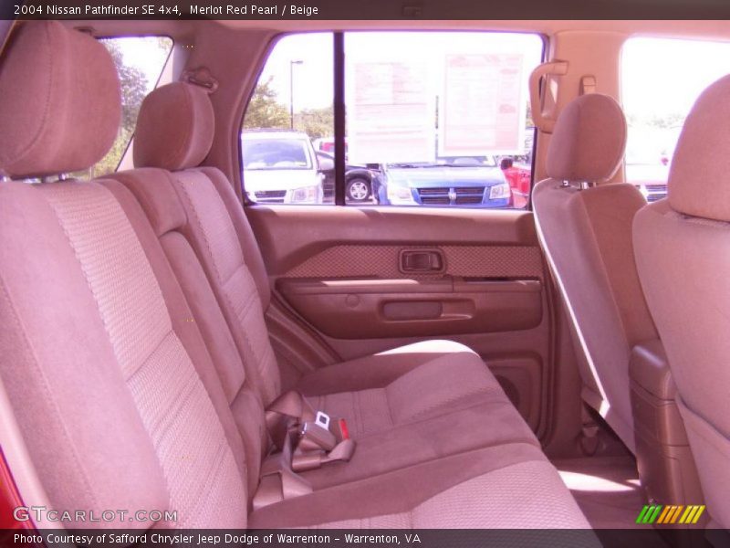 Merlot Red Pearl / Beige 2004 Nissan Pathfinder SE 4x4
