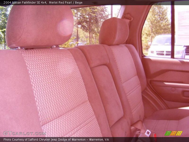 Merlot Red Pearl / Beige 2004 Nissan Pathfinder SE 4x4