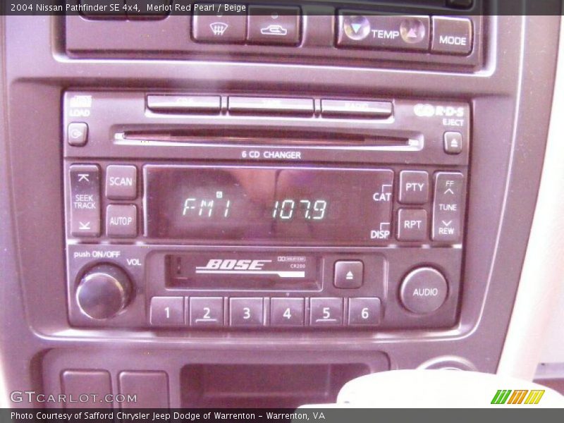 Merlot Red Pearl / Beige 2004 Nissan Pathfinder SE 4x4