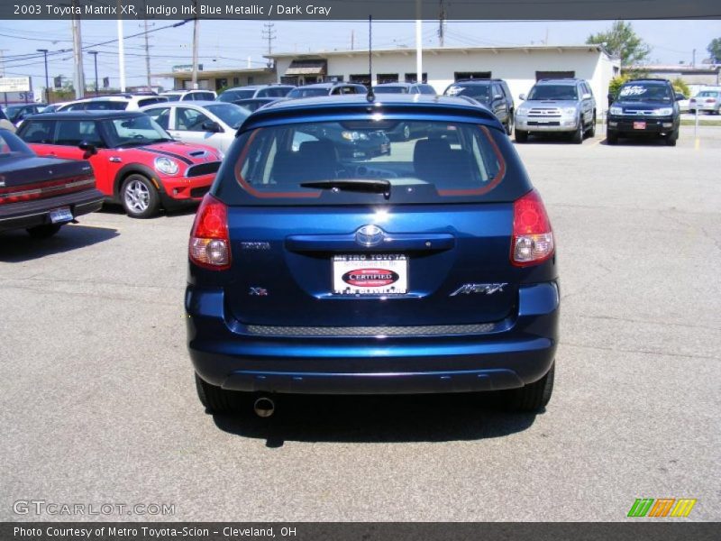 Indigo Ink Blue Metallic / Dark Gray 2003 Toyota Matrix XR