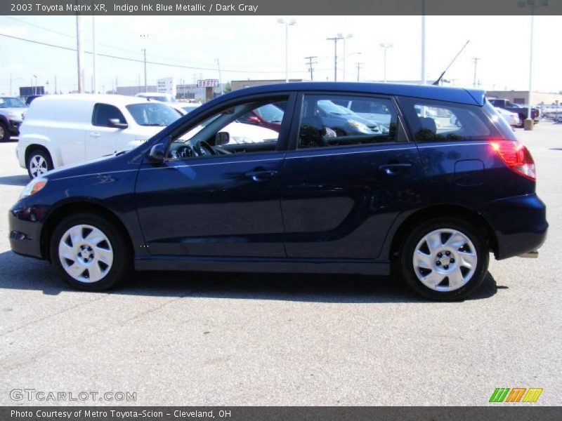 Indigo Ink Blue Metallic / Dark Gray 2003 Toyota Matrix XR
