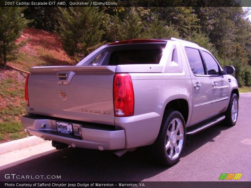 Quicksilver / Ebony/Ebony 2007 Cadillac Escalade EXT AWD