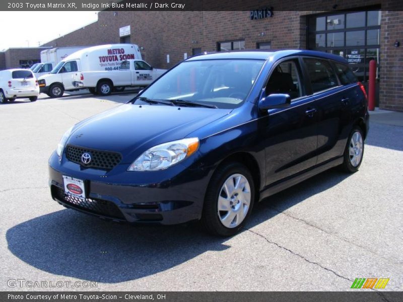 Indigo Ink Blue Metallic / Dark Gray 2003 Toyota Matrix XR