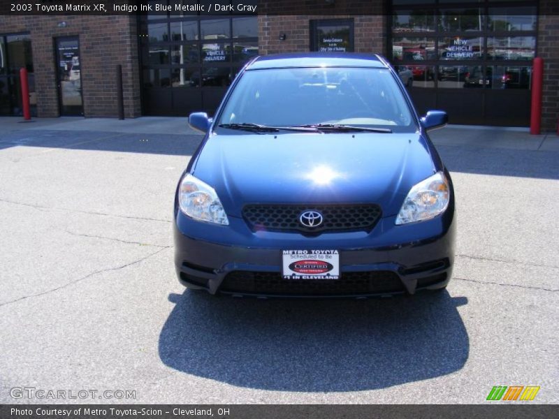 Indigo Ink Blue Metallic / Dark Gray 2003 Toyota Matrix XR
