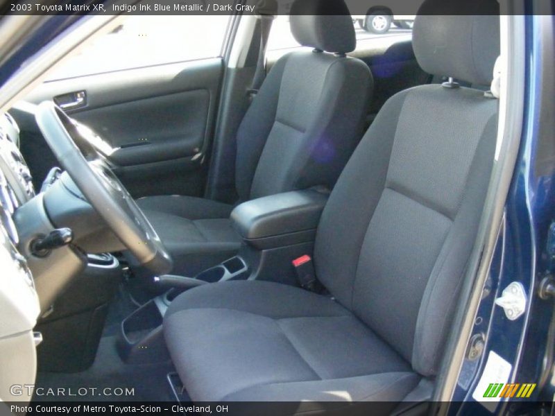 Indigo Ink Blue Metallic / Dark Gray 2003 Toyota Matrix XR