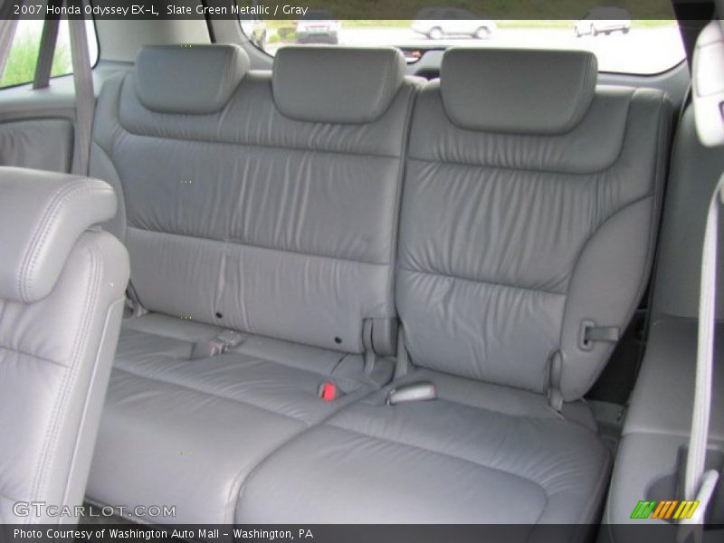Slate Green Metallic / Gray 2007 Honda Odyssey EX-L