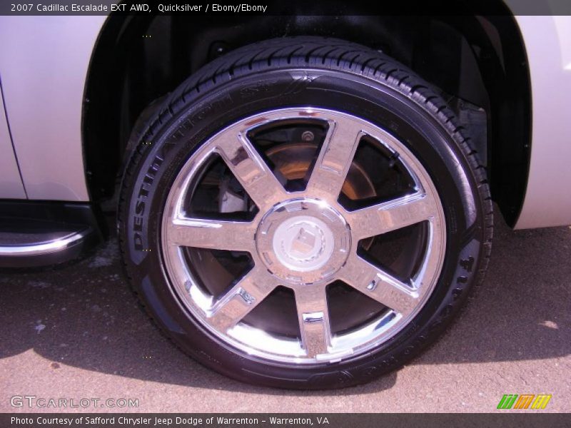 Quicksilver / Ebony/Ebony 2007 Cadillac Escalade EXT AWD