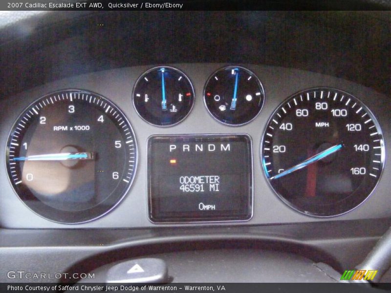 Quicksilver / Ebony/Ebony 2007 Cadillac Escalade EXT AWD