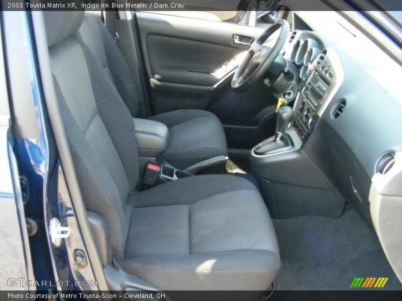 Indigo Ink Blue Metallic / Dark Gray 2003 Toyota Matrix XR