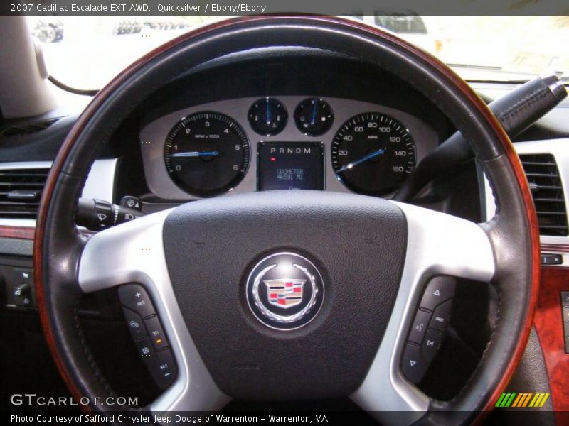 Quicksilver / Ebony/Ebony 2007 Cadillac Escalade EXT AWD