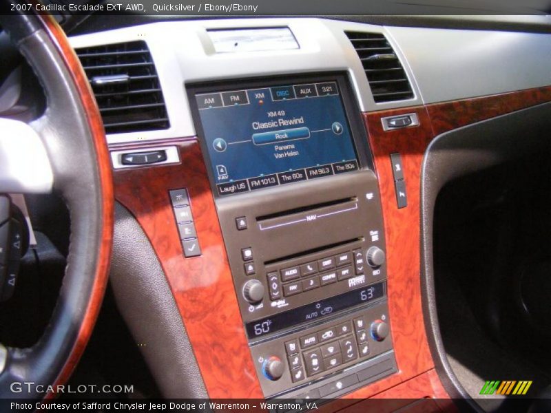 Quicksilver / Ebony/Ebony 2007 Cadillac Escalade EXT AWD