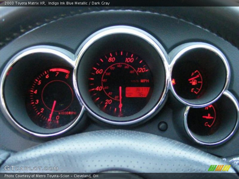 Indigo Ink Blue Metallic / Dark Gray 2003 Toyota Matrix XR