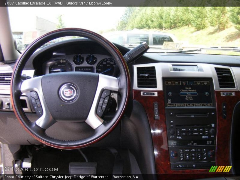 Quicksilver / Ebony/Ebony 2007 Cadillac Escalade EXT AWD