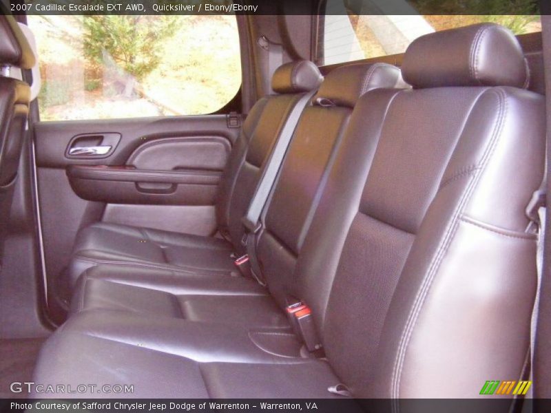 Quicksilver / Ebony/Ebony 2007 Cadillac Escalade EXT AWD