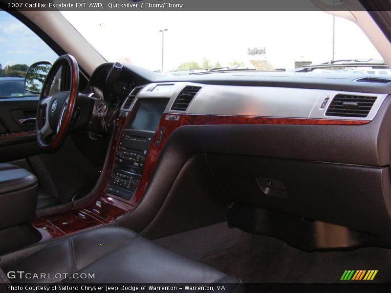 Quicksilver / Ebony/Ebony 2007 Cadillac Escalade EXT AWD
