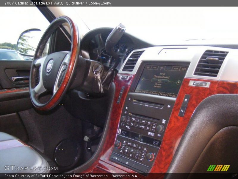 Quicksilver / Ebony/Ebony 2007 Cadillac Escalade EXT AWD