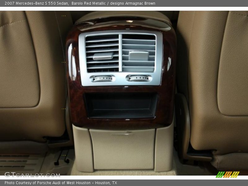 Barolo Red Metallic / designo Armagnac Brown 2007 Mercedes-Benz S 550 Sedan